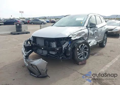 2025 Hyundai Tucson Hybrid Limited z USA, uszkodzony, nr VIN KM8JEDD12SU261590